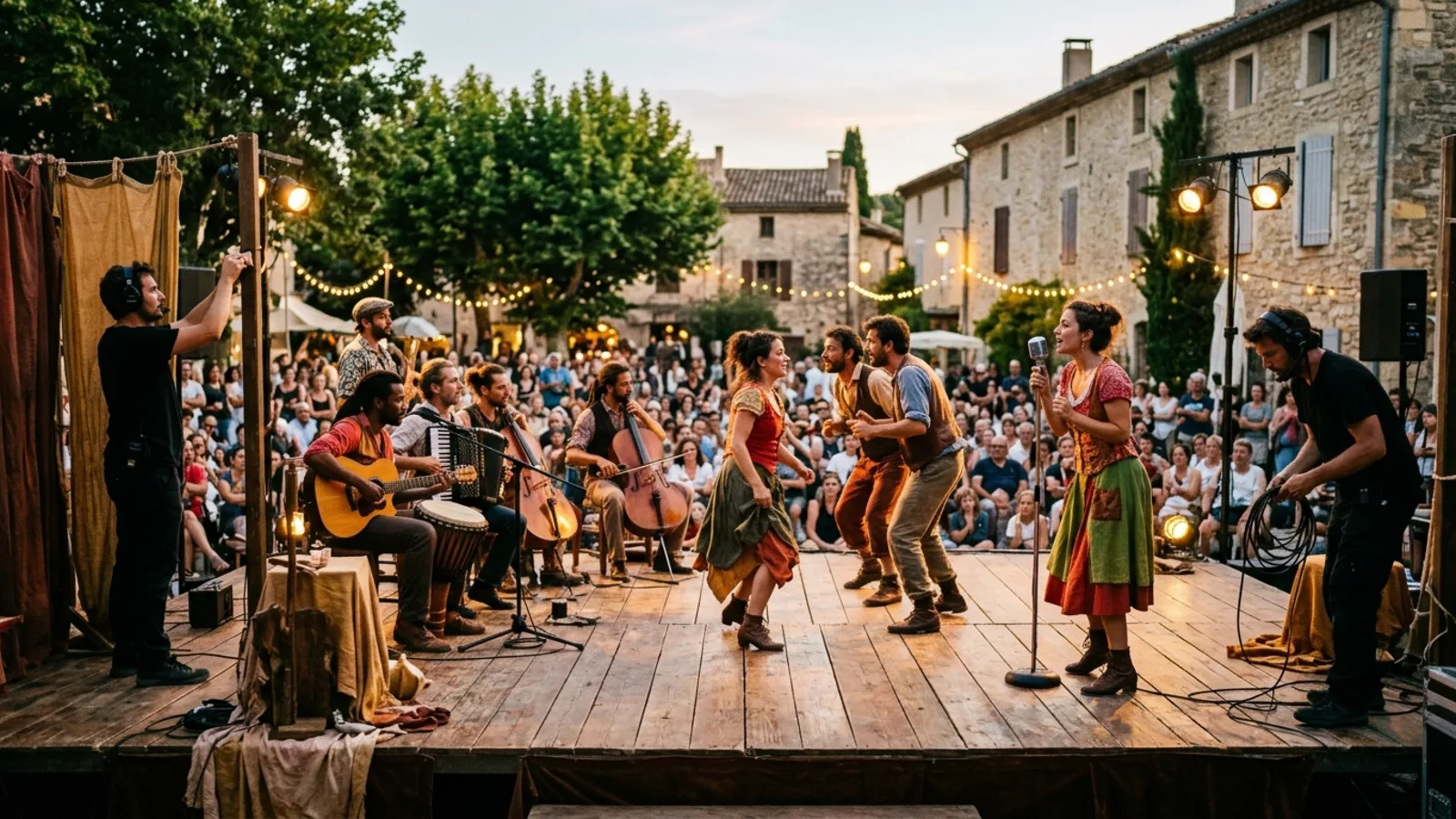 Régie et coordination technique du spectacle vivant par l'association INCLINAISONS