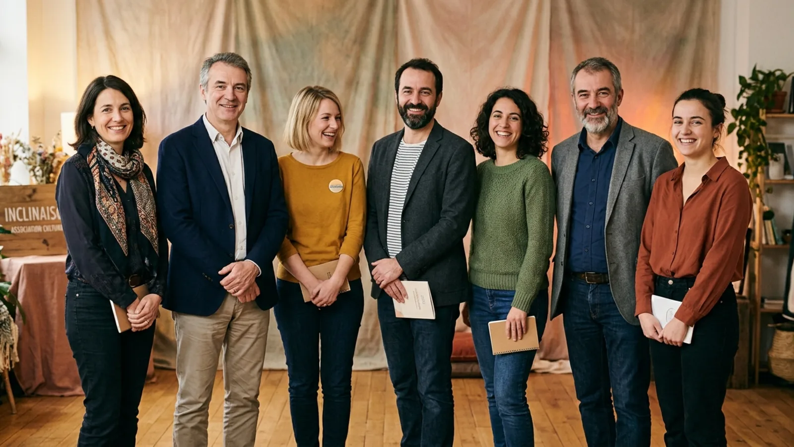 Membres du bureau exécutif de l'association INCLINAISONS